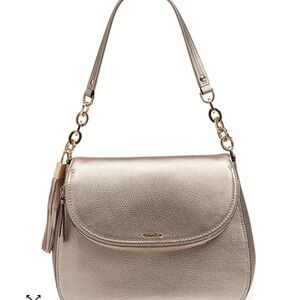 Calvin Klein Metallic Shoulder Bag - never used